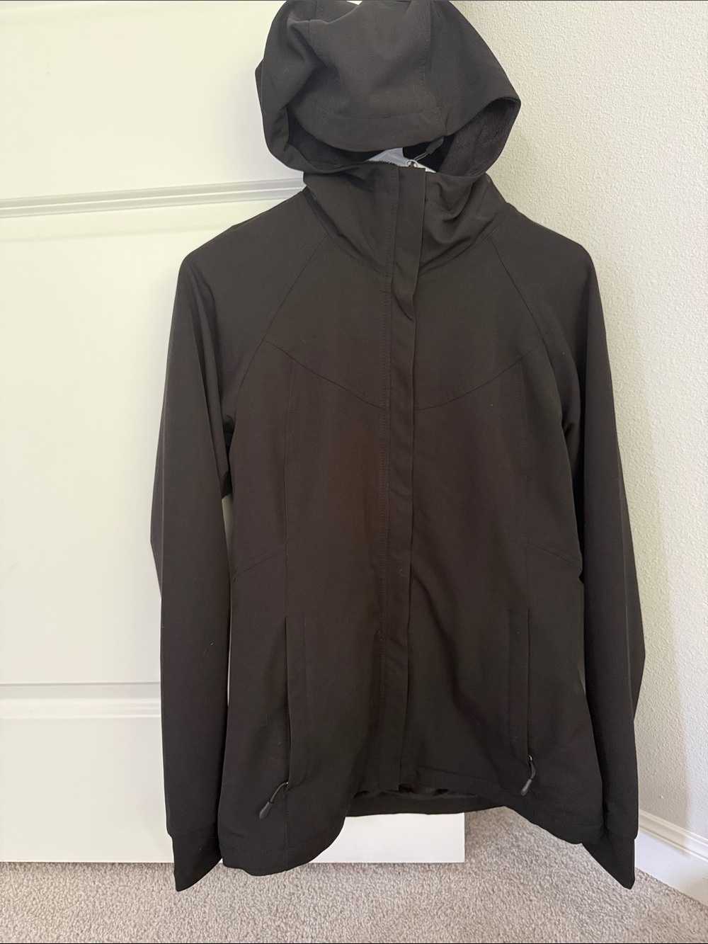 Kirkland Signature Black Hooded Utility Jacket